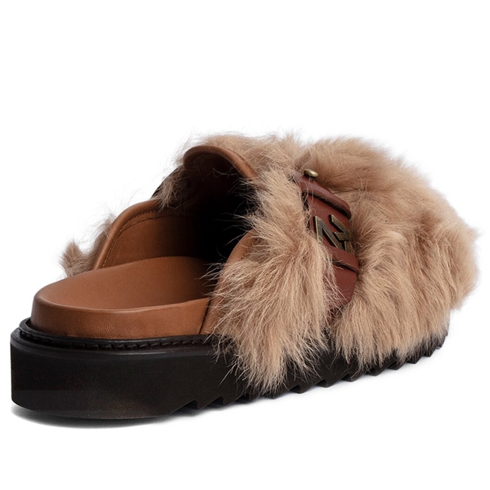 Zadig & Voltaire mule shoes, size 8/39